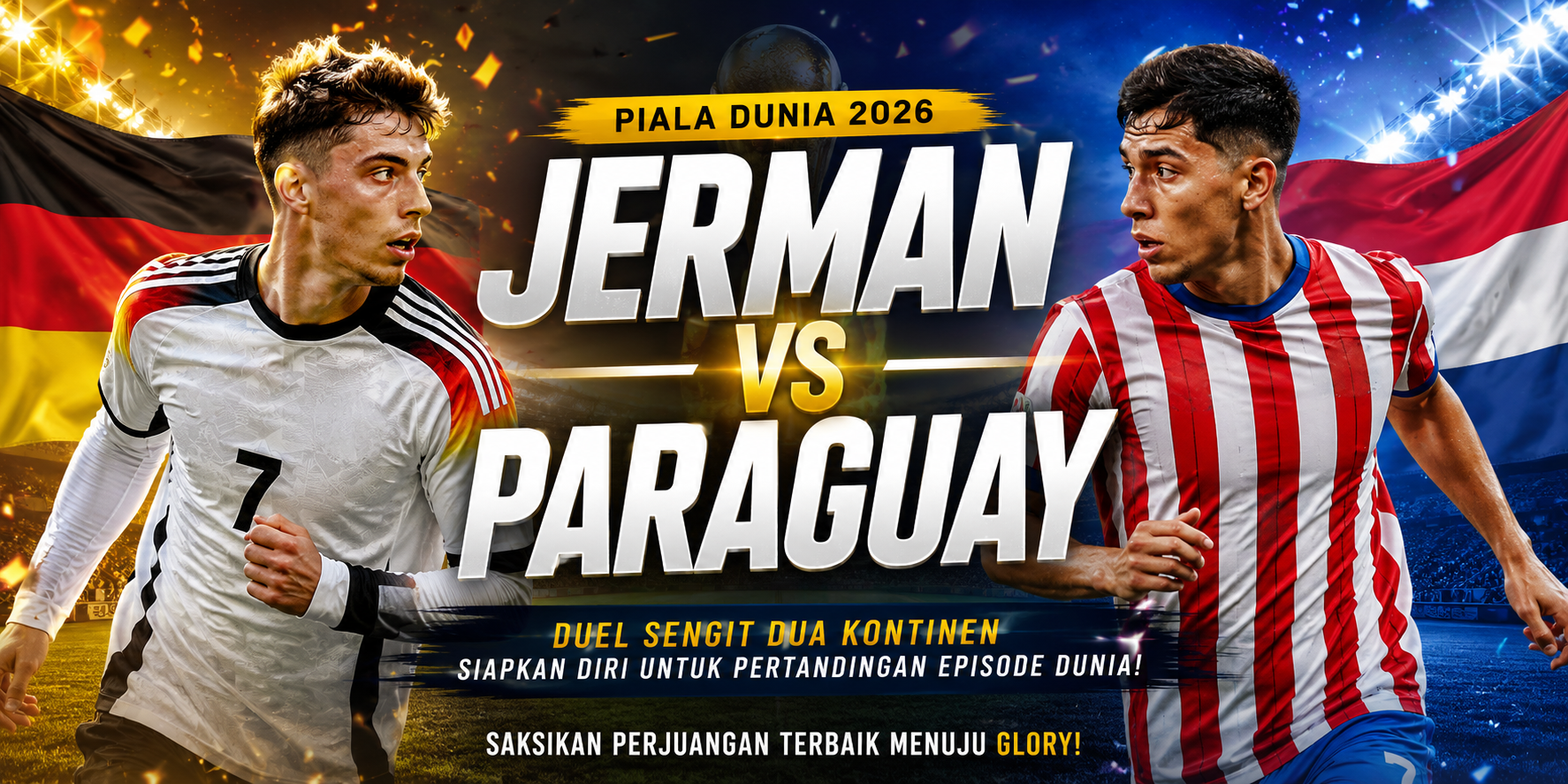 Jalalive Live Streaming Jerman vs Paraguay Piala Dunia 2026 Dini Hari Ini Pukul 03.30 WIB - Kesempatan Emas Kedua Tim Mengamankan Tiket ke Babak Selanjutnya