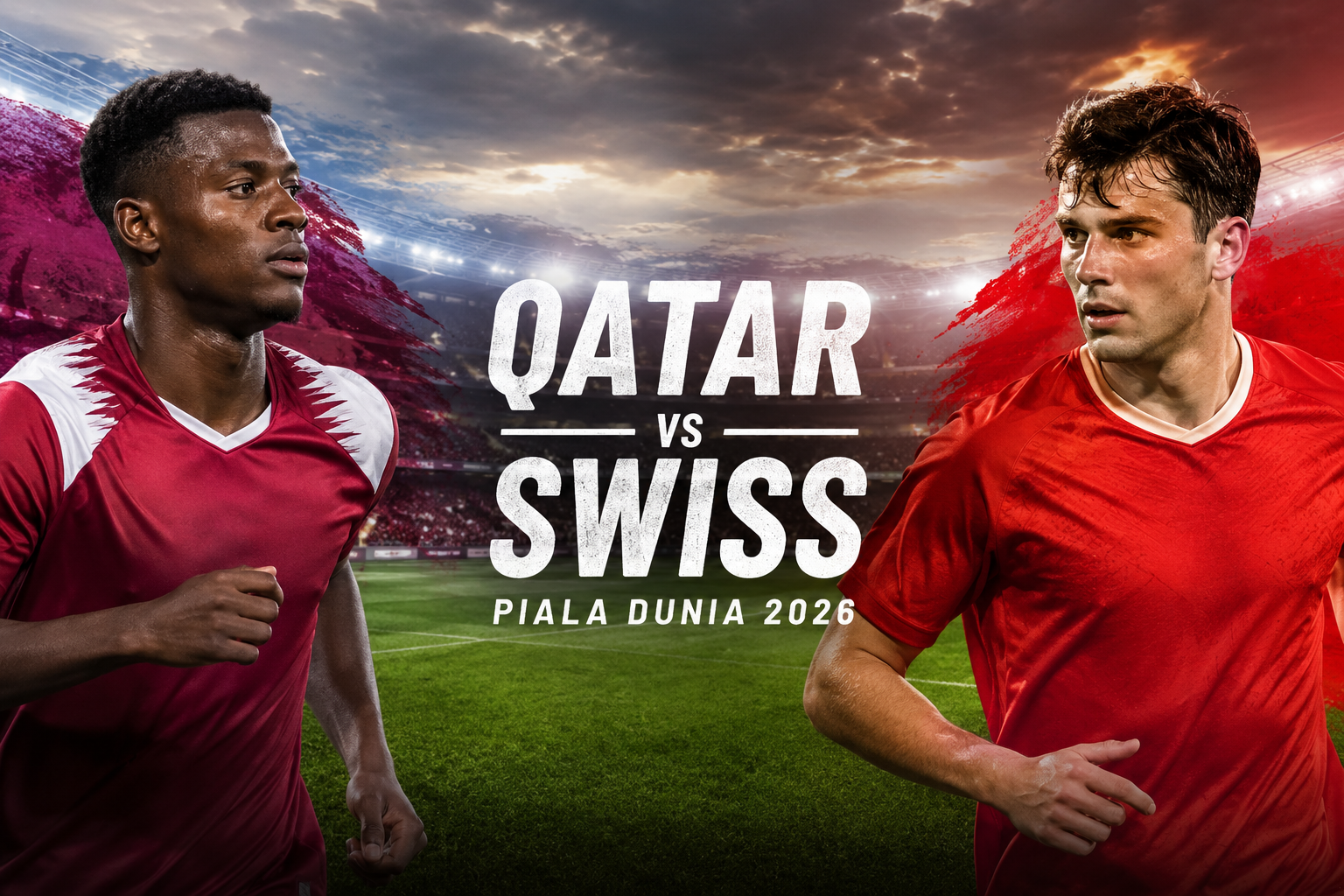 Jalalive siap menemani jadwal streaming Qatar vs Swiss Piala Dunia 2026 Dini Hari Ini Pukul 02.00 WIB dengan atmosfer pertandingan kelas dunia