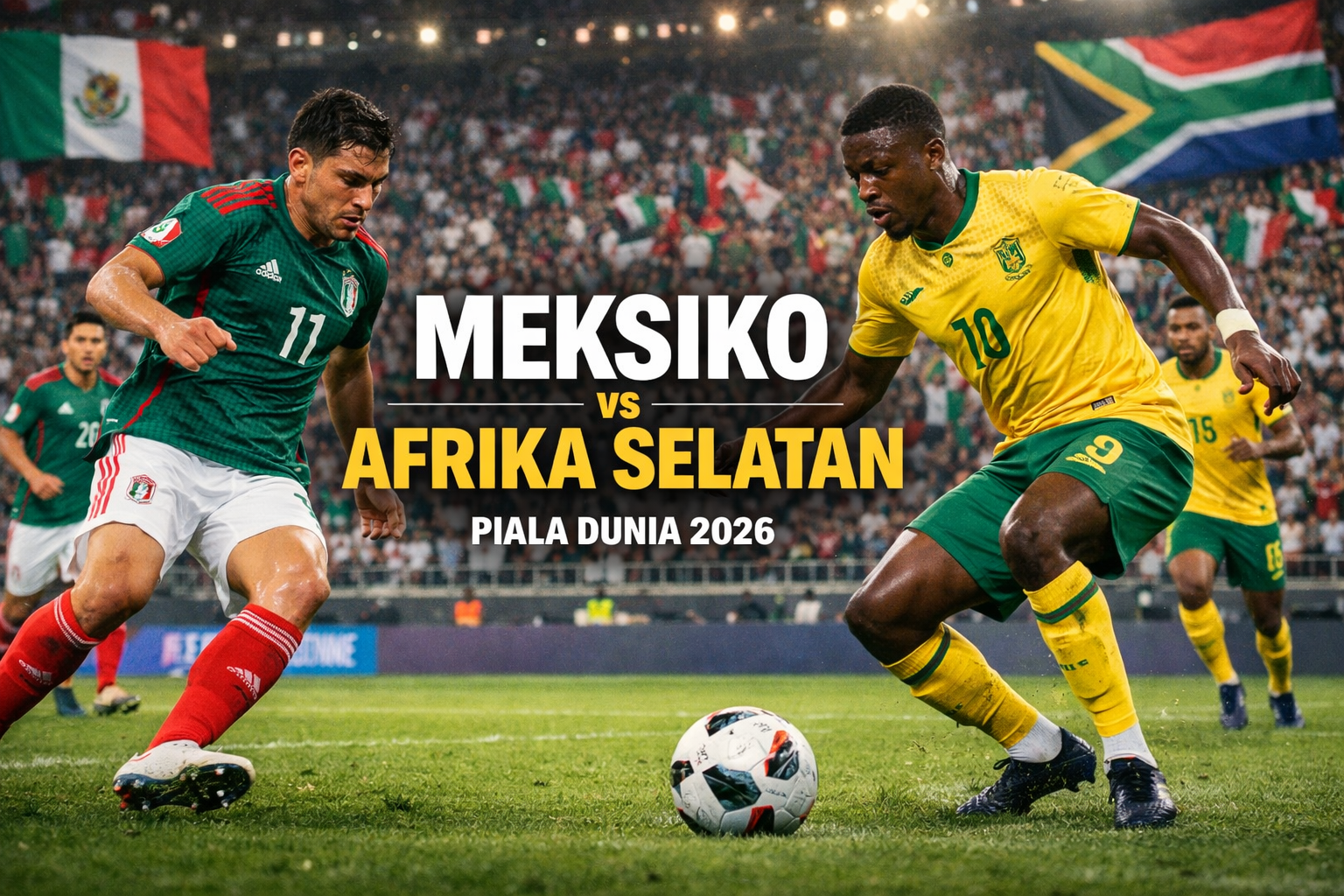 JalaLive Ungkap Alasan Meksiko vs Afrika Selatan Piala Dunia 2026 Dini Hari Ini Pukul 02.00 WIB Layak Jadi Pertandingan yang Tidak Boleh Dilewatkan