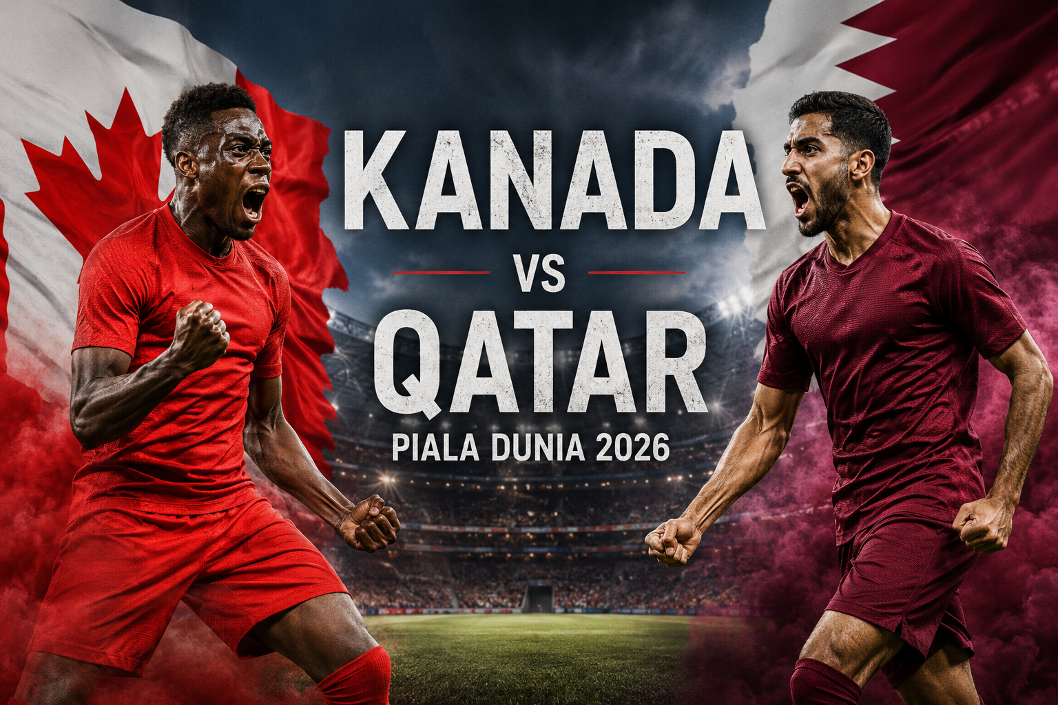 Live Streaming Jalalive Kanada vs Qatar Piala Dunia 2026 Pagi Ini Pukul 05.00 WIB Siap Menghadirkan Pertandingan Seru untuk Menutup Jadwal Sepak Bola Dini Hari