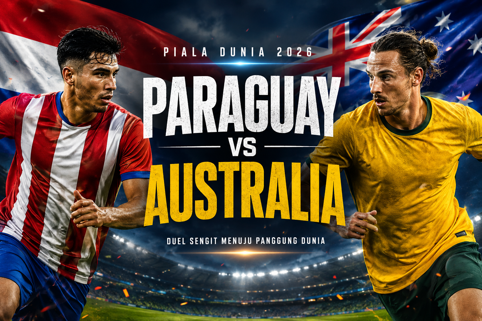 Paraguay vs Australia Piala Dunia 2026 Pagi Ini Pukul 09.00 WIB Jadi Laga Krusial yang Dibahas Lengkap di Jalalive