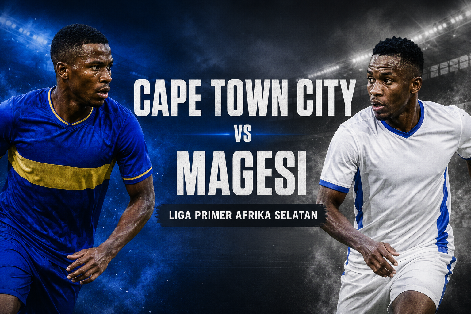 Streaming Cape Town City vs Magesi Liga Primer Afrika Selatan Malam Ini Pukul 20.00 WIB di Jalalive - Saksikan Aksi Seru Pertandingan