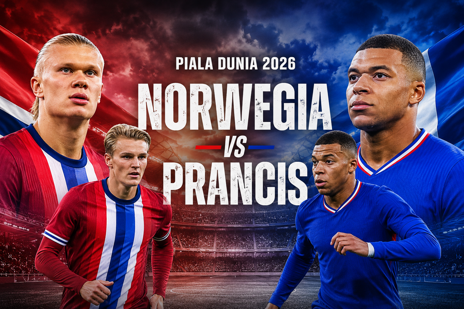 Streaming Norwegia vs Prancis Piala Dunia 2026 Dini Hari Ini Pukul 02.00 WIB di Jalalive dengan Akses Cepat untuk Laga Besar