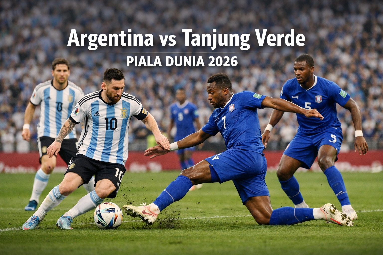 Argentina vs Tanjung Verde Piala Dunia 2026 Besok Pagi Pukul 05.00 WIB Live Streaming Eksklusif Hanya di Jalalive dengan Tayangan Berkualitas HD Tanpa Gangguan
