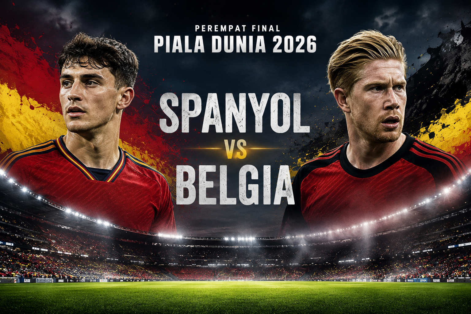 Jalalive Hadirkan Streaming Spanyol vs Belgia Perempat Final Piala Dunia 2026 Dini Hari Ini Pukul 02.00 WIB - Duel Penentuan Tiket Semifinal yang Paling Dinanti Penggemar Sepak Bola Dunia