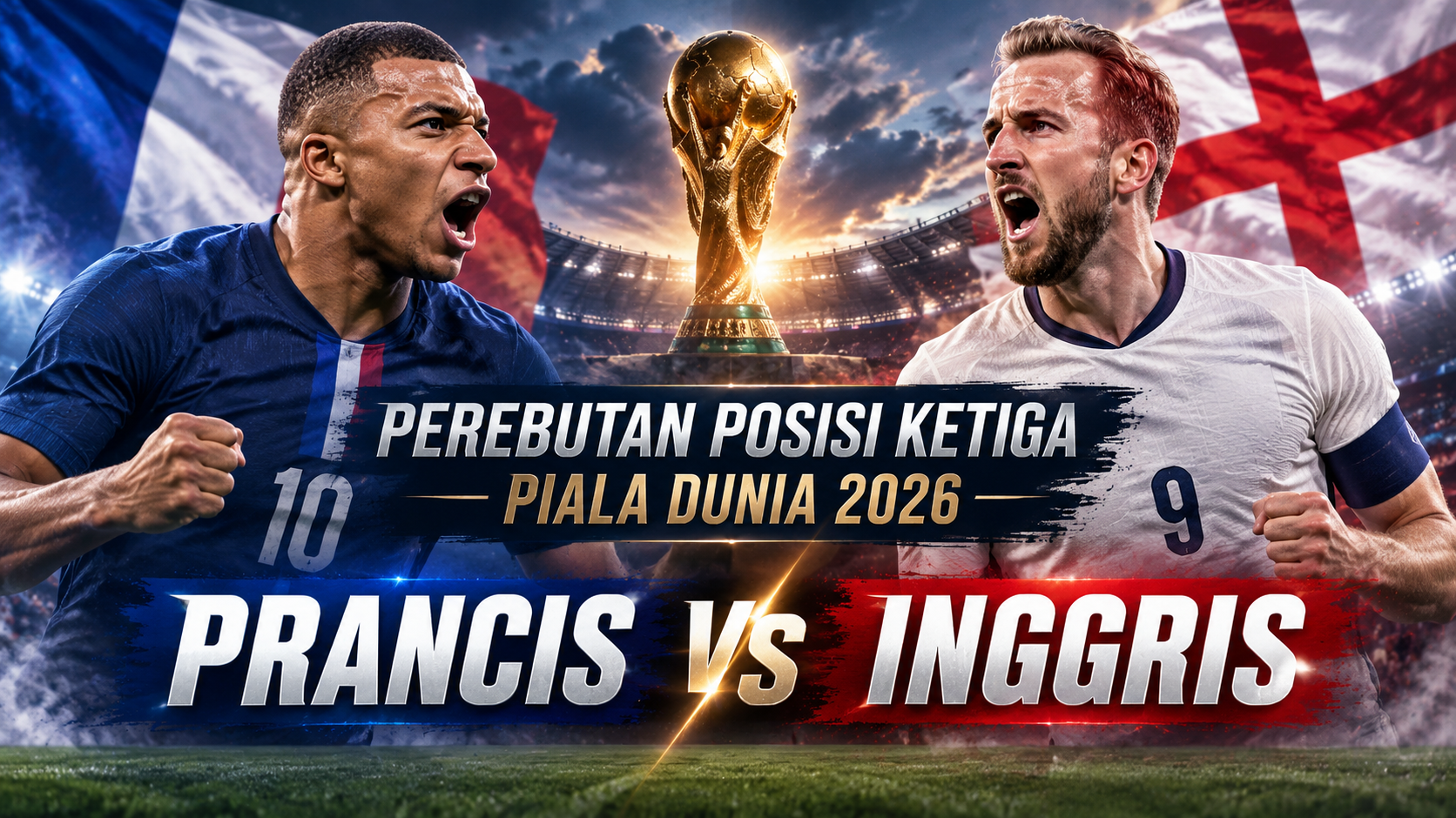 Jalalive Live Streaming Prancis vs Inggris Perebutan Posisi Ketiga Piala Dunia 2026 Besok Subuh Pukul 04.00 WIB Duel Penentu Juara Tiga yang Wajib Disaksikan