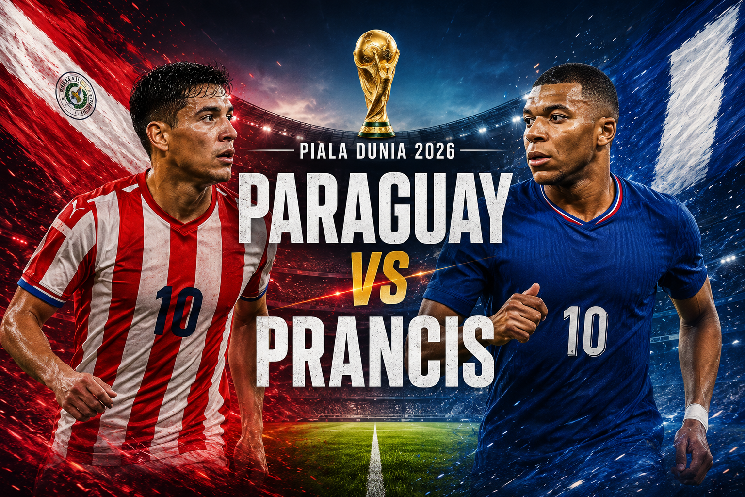 Jalalive – Streaming Paraguay vs Prancis Piala Dunia 2026 Besok Subuh Pukul 04.00 WIB, Duel Sengit Babak 16 Besar Penentu Tiket Perempat Final
