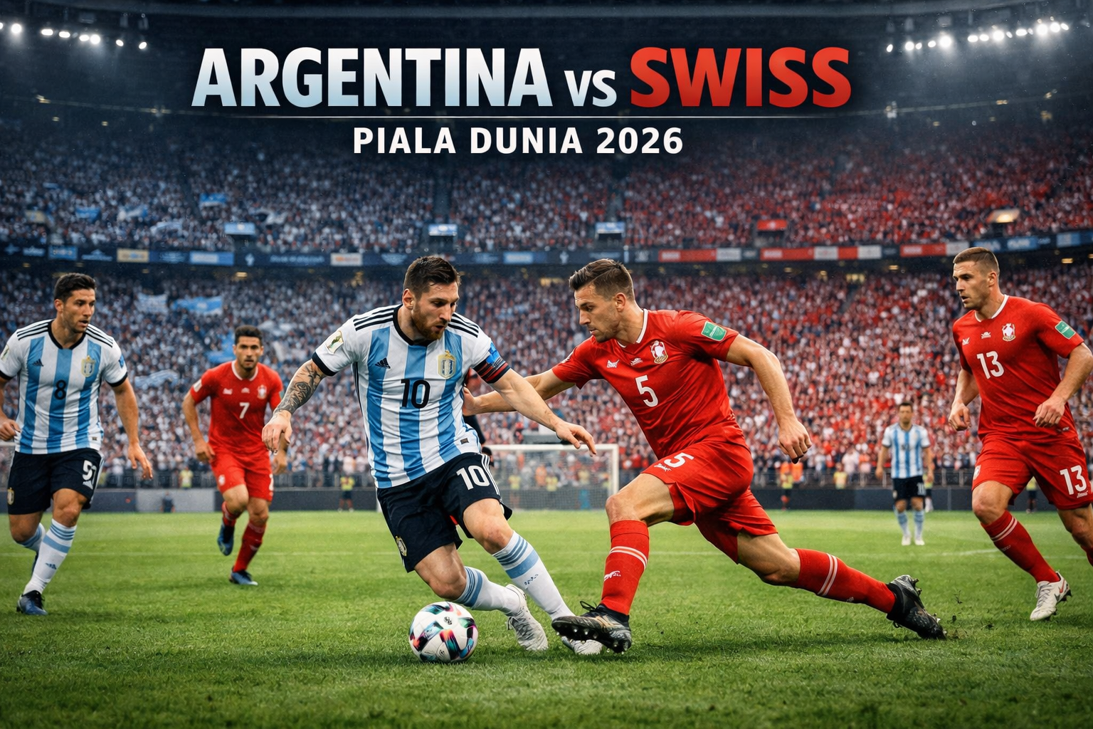 Live Streaming Argentina vs Swiss Piala Dunia 2026 Besok Pagi Pukul 08.00 WIB dengan Tayangan Full HD Berkualitas Premium Bersama Jalalive